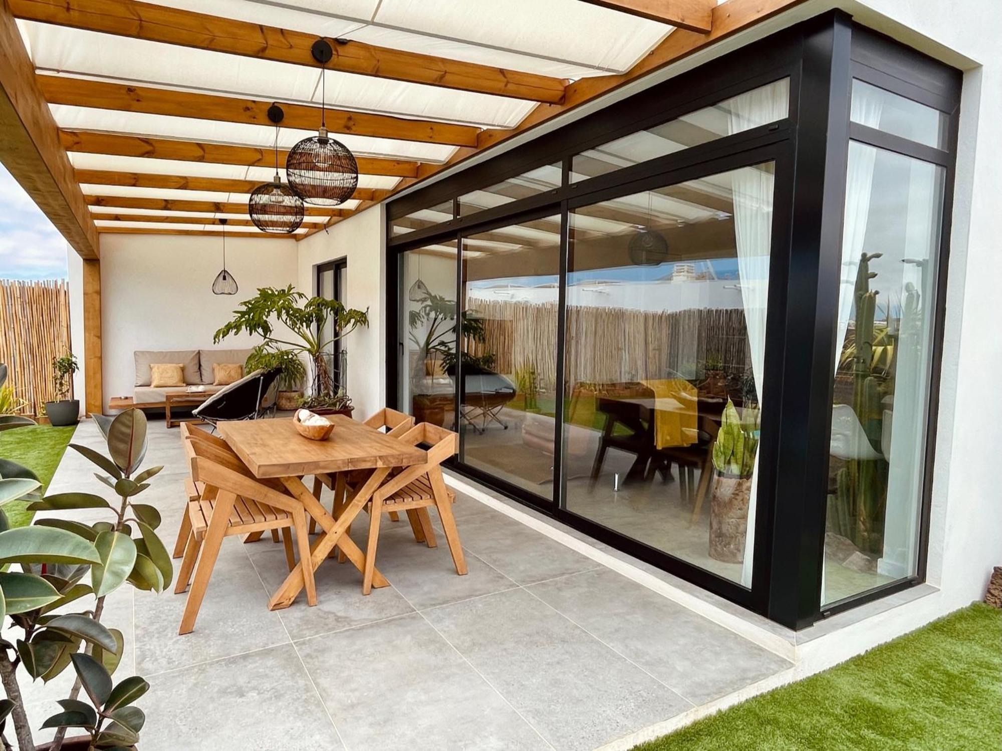 Bungalow + Piscina Independiente La Oliva Eksteriør billede